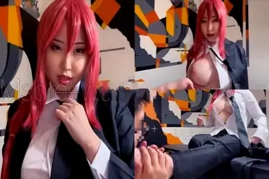 Msbreewc Cosplay Makima Chainsaw Man Ngentot Liar